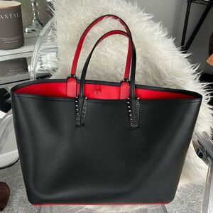 AUTHENTIC LIKE NEW Christian Louboutin Cabata large tote